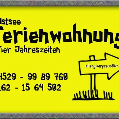 Ostsee Ferienwohnung Vier Jahreszeiten Lägenhet Altenkrempe